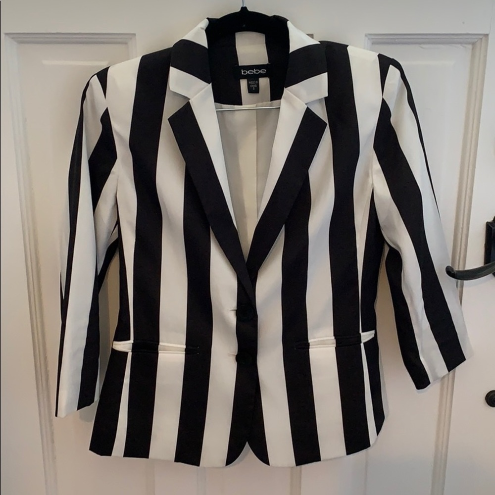 Bebe Striped Blazer
